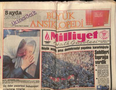 Milliyet Halk Gazetesi 10 Mart 1990 - Sami KOHEN Ermeni Kökenli ABD Kongre Üyesi İle Görüştü GZ76685 - 1