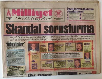 Milliyet Halk Gazetesi 10 Mart 1993 - Hayali İhracatta Skandal Dosya GZ20682 - 1