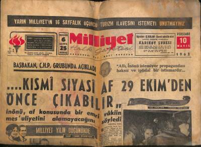 Milliyet Halk Gazetesi 10 Mayıs 1962 - Mardinde İdarecilerden Bazıları Değiştirilecek GZ118570 - 1
