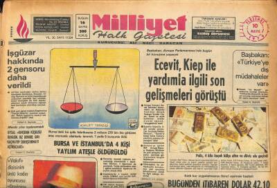 Milliyet Halk Gazetesi 10 Mayıs 1979 - Fatma Girik , Koruduğu Kızın Ölmesi Üzerine Ecevite Telgraf Gönderdi GZ85605 - 1