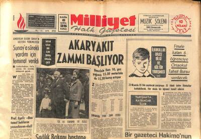 Milliyet Halk Gazetesi 10 Nisan 1967 - Aşık İhsani İlk İşim Tabanca Almak Olacak GZ90744 - 1