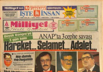 Milliyet Halk Gazetesi 10 Nisan 1985 - KDVnin Cicim Ayları Bitti - Türkeşe Tahliye GZ126659 - 1