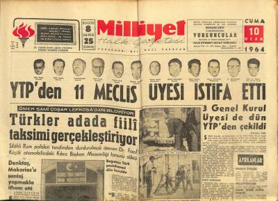Milliyet Halk Gazetesi 10 Ocak 1964 - Halide Edip Adıvar Öldü GZ91558 - 1