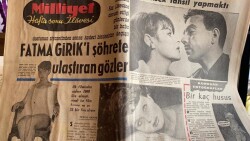 Milliyet Halk Gazetesi 10 Ocak 1965 - Fatma Giriki Şöhrete Ulaştıran Gözler GZ70507 - 2