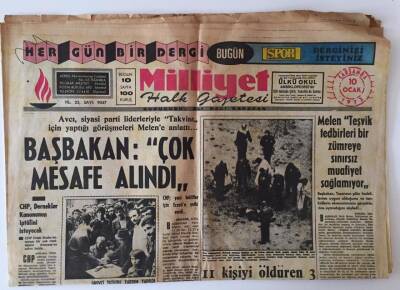 Milliyet Halk Gazetesi 10 Ocak 1973 - Esnafın Yanındaki İşçi Sigortalı Olacak GZ11388 - 1