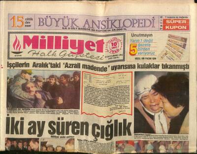Milliyet Halk Gazetesi 10 Şubat 1990 - Bayan Kastelliden Nereden Bulduna Cevap Vallahi Kendim Zengin Oldum GZ118733 - 1