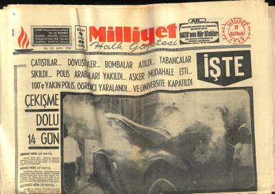 Milliyet Halk Gazetesi 11 Haziran 1969 - Sokak Savaşı - Demirel Aklı Selim Avdet Eder GZ117834 - 1