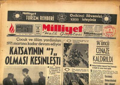Milliyet Halk Gazetesi 11 Haziran 1970 - Edebiyat Fakültesi Öğrencisi Yusuf İmamoğluna Büyük Bir Cenaze Töreni Yapıldı GZ86984 - 1