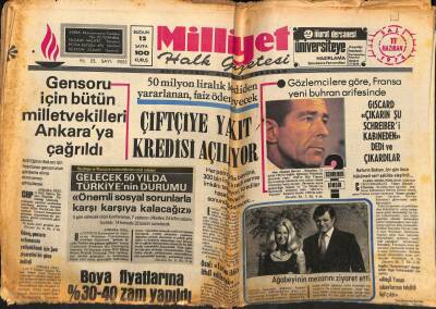 Milliyet Halk Gazetesi 11 Haziran 1974 - Çiftçiye Yakıt Kredisi Açılıyor GZ79219 - 1
