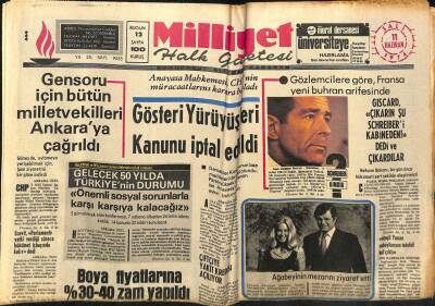 Milliyet Halk Gazetesi 11 Haziran 1974 - Edward Kennedy Ağabeyinin Mezarını Ziyaret Etti - Çiftçiye Yakıt Kredisi Açılıyor GZ117782 - 1