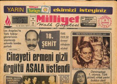 Milliyet Halk Gazetesi 11 Haziran 1981 - Bülent Ersoyu Soyanlar Ayşe Tunalıyı da Soydu - Bayan Haddam Ankarada Alışverişe Çıktı GZ125996 - 1