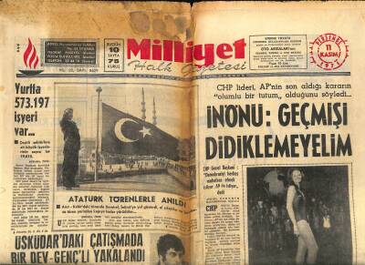 Milliyet Halk Gazetesi 11 Kasım 1971 - Belçikalı Bir Kadın Pasaportlu Bir Eşek İthâl Etmek İstiyor GZ117630 - 1