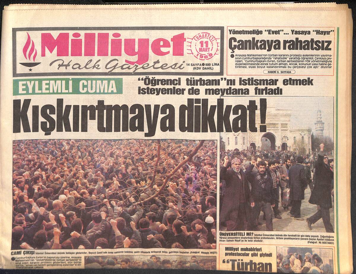 Milliyet Halk Gazetesi 11 Mart 1989 - Tower'ın Başını İçki Yedi - Şenol Güneş Zor Durumda GZ133117 - 1