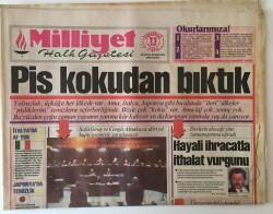 Milliyet Halk Gazetesi 11 Mart 1993 - Yolsuzluk , Rüşvet Her Ülkede Var Ancak Pis Kokudan Bıktık GZ16200 - 2