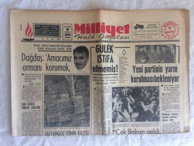 Milliyet Halk Gazetesi 11 Mayıs 196 - Yorgo Papandreu Tahliye Edildi , Andreas Tutuklandı GZ73670 - 1