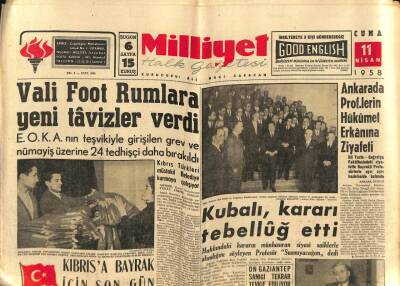 Milliyet Halk Gazetesi 11 Nisan 1958 - Türkiyede 4 Teleferik Kurulacak GZ74562 - 1
