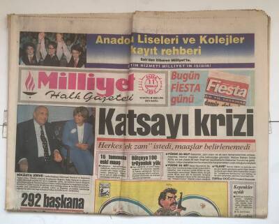 Milliyet Halk Gazetesi 11 Temmuz 1993 - Bütçeye 100 Trilyonluk Yük GZ7536 - 1