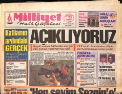 Milliyet Halk Gazetesi 12 Haziran 1993 - Bingöl Emniyeti , Katliamdan Dört Gün Önce Ankara'yı Gizli Raporla Uyardı GZ161149 - Gökçekoleksiyon