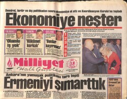 Milliyet Halk Gazetesi 12 Mayıs 1992 - Tacikistan'da Hükümet Pes Etti - Apo'ya Sahte Pasaport GZ157867 - Gökçekoleksiyon