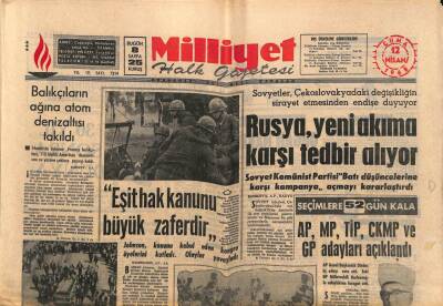 Milliyet Halk Gazetesi 12 Nisan 1968 - Süvari Alayının Oynadığı Filmde Süvari Alayına Teşekkür Bile Edilmiyor GZ88861 - 1