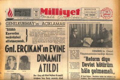 Milliyet Halk Gazetesi 12 Nisan 1971 -Yeni Petrol Ve Maden Kanunu Hazırlanıyor GZ86681 - 1