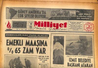 Milliyet Halk Gazetesi 12 Şubat 1971 - Fiatın En Büyük Hissedarı Agnelli Açılış İçin Geldi - FİAT FABRİKASI BUGÜN AÇILIYOR GZ86856 - 1