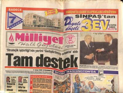 Milliyet Halk Gazetesi 12 Şubat 1992 - Mike Tyson Nakavt Oldu GZ62460 - 2
