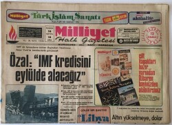 Milliyet Halk Gazetesi 12 Temmuz 1981 - Özal IMF Kredisini Eylülde Alacağız GZ16188 - 1