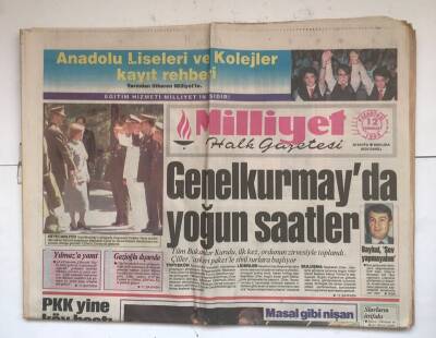 Milliyet Halk Gazetesi 12 Temmuz 1993 - PKK Yine Köy Bastı GZ7537 - 1