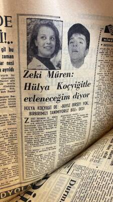 Milliyet Halk Gazetesi 13 Ağustos 1965 - Zeki Müren Hülya Koçyiğitle Evleneceğim Diyor GZ117710 - 2