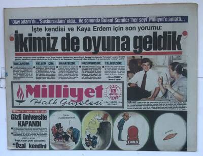 Milliyet Halk Gazetesi 13 Ağustos 1989 - PKK Şimdi de Çocuk Kaçırıyor GZ8161 - 1