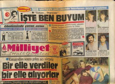 Milliyet Halk Gazetesi 13 Ekim 1985 - Türkiye İle F-16 Projesi Macera GZ83711 - 1