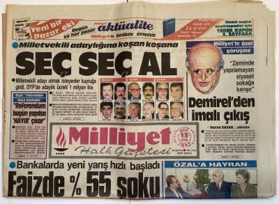 Milliyet Halk Gazetesi 13 Eylül 1987 - Odessada İzmir Marşı GZ60290 - 1
