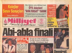 Milliyet Halk Gazetesi 13 Haziran 1993 - Kosa Martini Sever - İnan'ın Yeğeni Kaçırıldı GZ161150 - Gökçekoleksiyon
