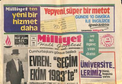 Milliyet Halk Gazetesi 13 Kasım 1982 - İngiliz Milli Takımına Tek Zenci Blisset Alındı GZ116305 - 1