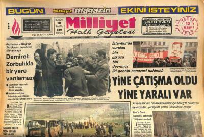 Milliyet Halk Gazetesi 13 Mart 1977 - İstanbula 30 Bin Ton Mazot Geldi GZ87078 - 1