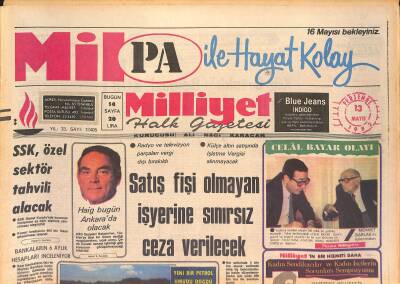 Milliyet Halk Gazetesi 13 Mayıs 1982 - Siyami Ersekin Büstü Açıldı - Sovyet Uçakları İngiliz Gemilerini İzliyor GZ126950 - 1