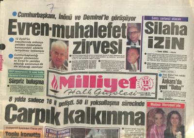 Milliyet Halk Gazetesi 13 Mayıs 1988 - 8 Yılda Sadece 16 İl Gelişti.50 İl Yoksullaşma Sürecinde GZ105245 - 1