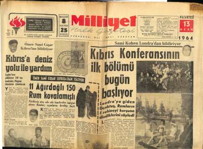 Milliyet Halk Gazetesi 13 Ocak 1964 - Ticaret Bakanlığında Yüksek Bir Memur Ticaret Yapıyor GZ91561 - 1