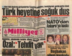 Milliyet Halk Gazetesi 13 Ocak 1989 - NATOdan Ankaraya Baskı GZ62777 - 1