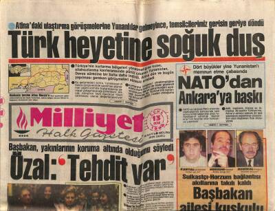 Milliyet Halk Gazetesi 13 Ocak 1989 - NATOdan Ankaraya Baskı GZ62777 - 1