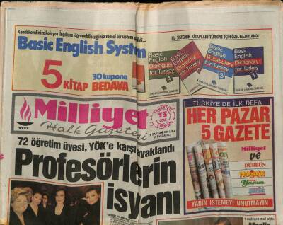 Milliyet Halk Gazetesi 13 Ocak 1990 - Azerbaycanda Bir Kentin Yönetimini Halk Ele Geçirdi GZ76672 - 1