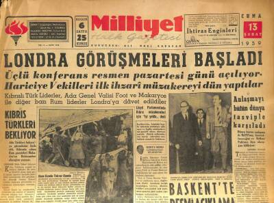 Milliyet Halk Gazetesi 13 Şubat 1959 - Yunan Subayları İzmire Dönecek GZ86118 - 1