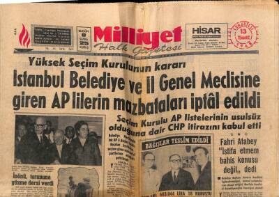Milliyet Halk Gazetesi 13 Temmuz 1968 - Egeli , Bursların 400 Lira Olmasını İstedi GZ79598 - 1