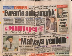 Milliyet Halk Gazetesi 14 Ağustos 1989 - Bahçesaray'a Baskın - Rumlardan Yine Yaygara GZ157863 - Gökçekoleksiyon