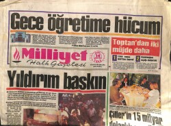 Milliyet Halk Gazetesi 14 Ağustos 1992 - Türk Futbolunda Yeni Doğan Bir Güneş Okan Buruk - Avşar Kızı Da Dizilendi - İki Star, Şoray Ve Avşar GZ152348 - 1