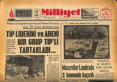 Milliyet Halk Gazetesi 14 Eylül 1970- Refik Ahmet Sevengil Vefat Etti GZ85972 - 1