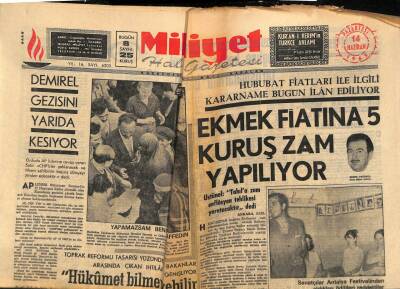 Milliyet Halk Gazetesi 14 Haziran 1965 - Bestekar Refik Fersan Vefat Etti GZ80979 - 1