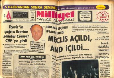 Milliyet Halk Gazetesi 14 Haziran 1977 - Haliç Köprüsünde 5 Araç Yandı GZ62440 - 2