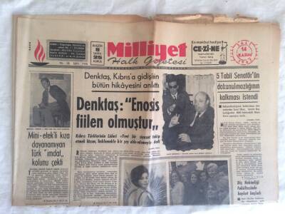Milliyet Halk Gazetesi 14 Kasım 1967 - Doğuyu Kalkındırma Semineri Dün Başladı GZ73746 - 1